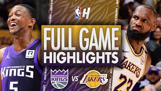 Sacramento Kings vs Los Angeles Lakers  Full Game Highlights  October 26 202425 NBA Season [upl. by Acinnej]