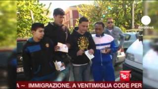 Immigrazione tensioni al confine italofrancese [upl. by Nostets15]