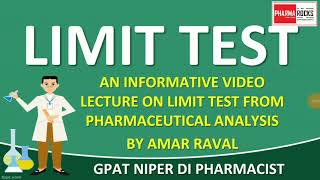 LIMIT TEST  PHARMACEUTICAL ANALYSIS [upl. by Dickman]