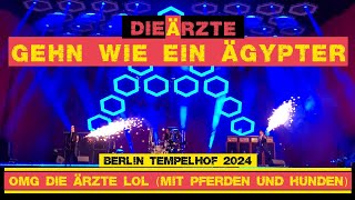 Die Ärzte  Gehn wie ein Ägypter 23082024 Berlin Tempelhof [upl. by Adnahsor]