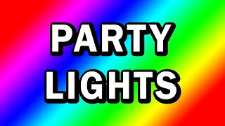 Party Lights  Flashing Lights with 10 Colors amp Dance Music 10 Hours [upl. by Sylvan]