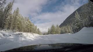 The drive to Lussier Hot Springs in British Columbia [upl. by Yeblehs]