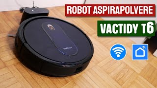 ROBOT ASPIRAPOLVERE ECONOMICO sui 100€ Recensione Vactidy T6 [upl. by Decrem556]