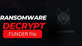 How to Recover Server from FUNDER FUNDER Ransomware and Decrypt Data  funder decryption [upl. by Marden]