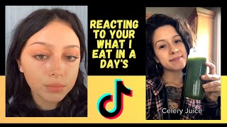 Freelee reacts to YOUR what i eat in a day vegan TikTok videos yay 13 [upl. by Margit]