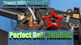 Tronxy x5Sa PRO  How to get tighter belts and reduce ringing [upl. by Attolrac540]