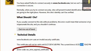 How to fix Firefox Error code secerrorexpiredcertificate Untrusted Connection [upl. by Buckley]