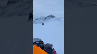 Snowmobile tour on Langjökull Glacier icelandtrip icelandtravel icelandadventure travelblogger [upl. by Aleusnoc]