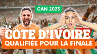 CAN2023  Côte dIvoire  Congo  Fan zone de Treichville ⚽️🥳 [upl. by Anayik438]