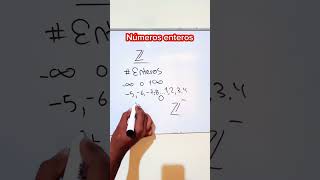 Números enteros shorts maths [upl. by Antonino]