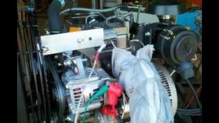 Yanmar 2TNV70 Combined Heat amp Power CHP DC Generator [upl. by Dahlia]