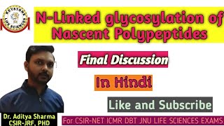 NLinked Glycosylation Of Nascent Polypeptides in ER Lumen  By Keystone Life Sciences for CSIRNET [upl. by Kinson]