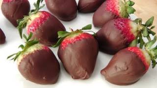 How to Make Chocolate Covered Strawberries  by Laura Vitale  Laura in the Kitchen Ep 99 [upl. by Sokairyk]