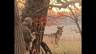 Longbow buck at 10 yards on the ground [upl. by Neetsirhc]