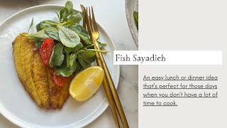 Fish Sayadieh A Delicious Middle Eastern Dish [upl. by Asilec799]