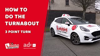 How to do The Turnabout 3 Point Turn for The Irish Driving Test [upl. by Correy928]