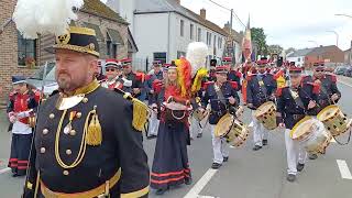 BOUSSULEZWALCOURT 🇧🇪 Marche du Saint Sacrement 2024 1 [upl. by Consuela]