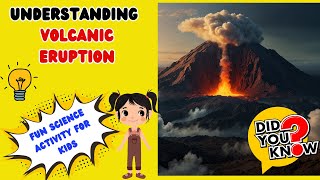 Volcano Eruption  Making a Mini Volcano at Home  Fun Facts [upl. by Dadirac]