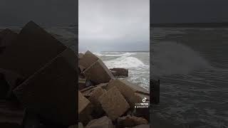 Baltic Sea Storm beautiful baltic sea nature relaxing klaipeda [upl. by Assiruam]