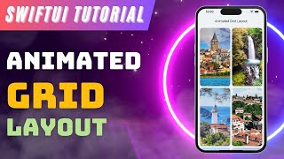 SwiftUI Tutorial Animated Grid Layout swiftui swiftuitutorial developer [upl. by Ettesil]