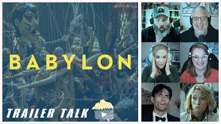 Babylon Trailer Reaction amp Breakdown  TRAILER TALK LIVE [upl. by Nohsyar]