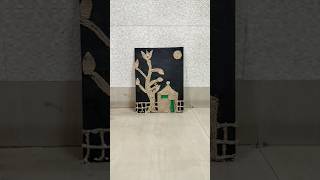 Beautiful wall hanging craft idea made with jute rope ♥️youtubevideos shortvideo youtubeshorts [upl. by Kciregor]