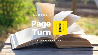 Page Turn Sound Effects  100 Royalty Free No Copyright Strikes [upl. by Therine]