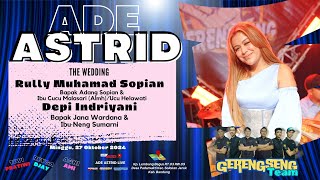 LIVE ADE ASTRID  The Wedding Depi Indriyani amp Rully Muhamad Sopian quot Solokan Jeruk Ciparay quot [upl. by Ainocal]