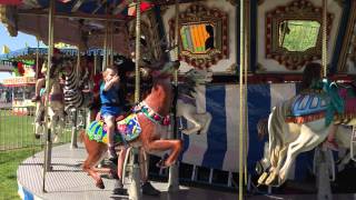 Spokane County fair carousel [upl. by Ellennaj]