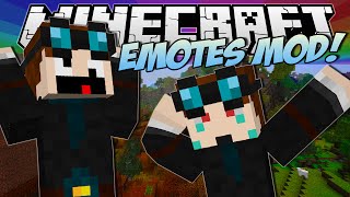 Minecraft  EMOTES MOD Become a Living Minecraft Emoji  Mod Showcase [upl. by Cired576]