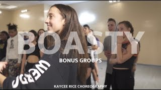 Boasty BONUS GROUPS  Kaycee Rice Choreography  Class Video [upl. by Althee]