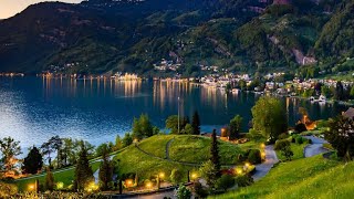 Switzerlands Most Beautiful Village in 4K  Vitznau on Lake Lucerne [upl. by Birck]