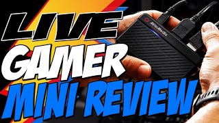 LIVE GAMER MINI GC311 REVIEW  Avermedia Capture and Streaming Card [upl. by Eniluj566]