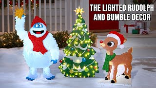 The Lighted Rudolph And Bumble Decor [upl. by Nylarat]