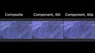 VCR Video Quality Comparison Composite Component at 480i and Component at 480p [upl. by Aer428]