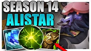 SEASON 14 ALISTAR SUPPORT GAMEPLAY GUIDE [upl. by Chansoo]