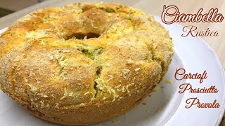 CIAMBELLA RUSTICA ISTANTANEA ricetta veloce RUSTIC BAGEL [upl. by Nnav]