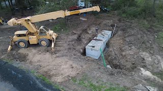 Installing a septic system for my ICF house part 1  Tanks [upl. by Nitas]