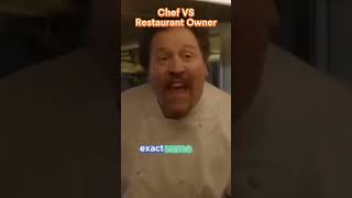 Celeb Chef Clashes with Restaurant Owner 🍽️⚡ Shorts [upl. by Ahsirtak953]