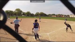 Natalie Vianello 2027 Double  Eastern Iowa Barracudas [upl. by Langston]