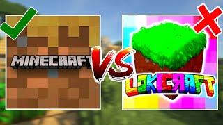 MINECRAFT TRIAL VS NEW UPDATED LOKICRAFT 2024 [upl. by Refynnej]