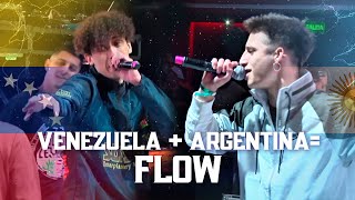 EL DÍA QUE ARGENTINA Y VENEZUELA DIERON UNA CLASE DE FLOW [upl. by Ariadne544]