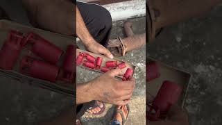 Cylinder bomb crackers  patakhe ki video patakhe crackers fireworks diwali shorts trending [upl. by Moya]