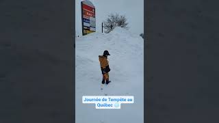 1ère TEMPÊTE de NEIGE ❄️ de lannée 2024 au QUÉBEC 🇲🇶  Vivre à Montréal neige tempête quebec [upl. by Firahs]