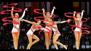 Rhythmic Worlds 2011 Montpellier  Groups AllAround Finals  We are Gymnastics [upl. by Ynnoj]