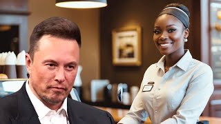 Black Waitress Is Fired For Helping ELON MUSK Next Day She Gets The Shock Of Her Life [upl. by Aihseket]