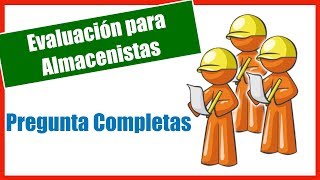 EVALUACIÓN para Almacenistas COMPLETA  Cómo evaluar los conocimientos de los almacenistas [upl. by Koressa]