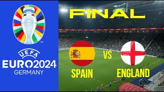 EURO 2024 FINAL SpainEngland Kazsport Setanta Sport World Sport Eurosport eFootball 2024 [upl. by Carberry834]