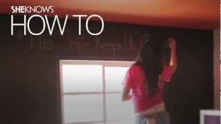 How To Decorate With Chalkboard Paint [upl. by Aman]