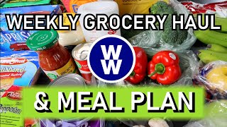 🌟Weekly🌟 Grocery Haul🛒 ➕✨ WW WEEKLY MEAL PLAN🍴 FAMILY FRIENDLY ✨ Weight Watchers Points Included [upl. by Wain546]